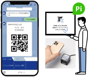 LINEのデジタル診察券で自動再来受付