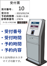 受付票を発行